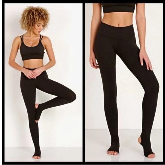 SPLITS59 Women's Tendu Grip Performance Stirrup Leggings Black, Size XS, EUC - Picture 2 of 9